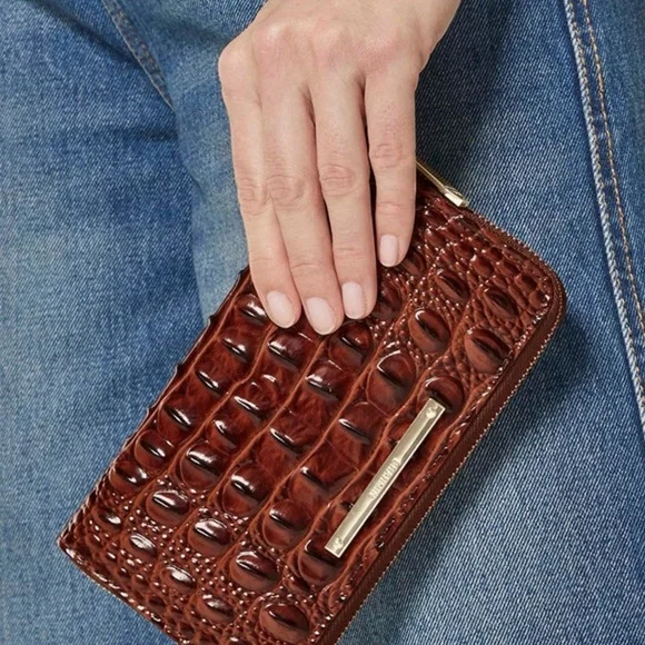 Brahmin Suri Melbourne Leather Zip-Around Wallet - Picture 7 of 12